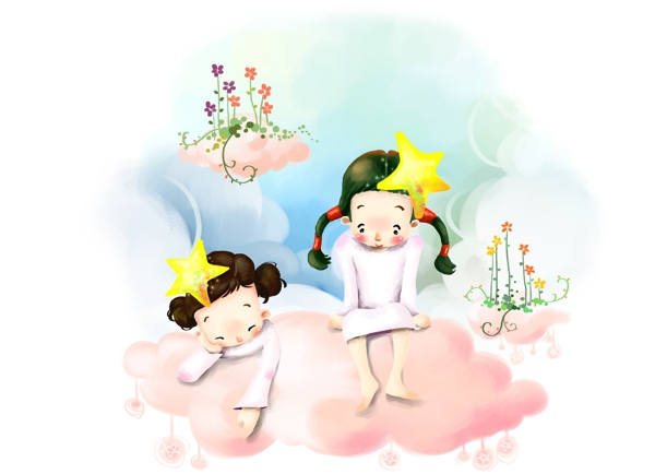 看書(shū)的小女孩