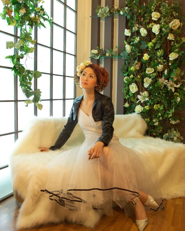 婚紗攝影樣片美麗新娘圖片
