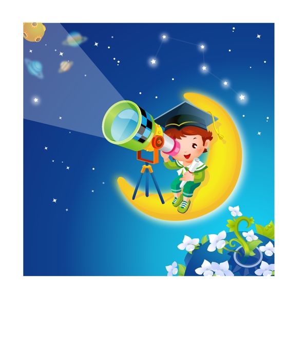 看星星