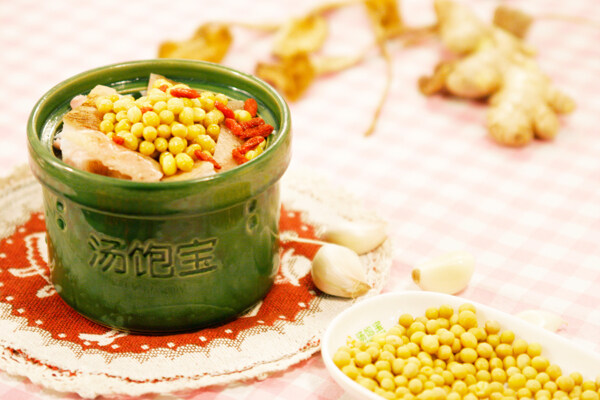 黃豆豬手湯圖片