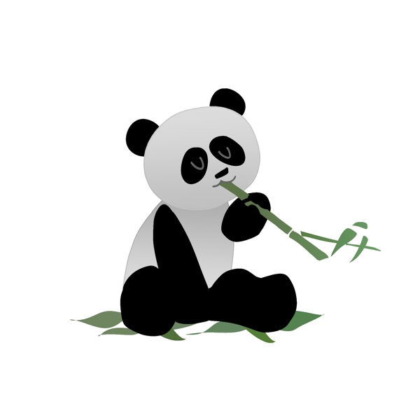 可爱治愈动物国宝卡通大熊猫