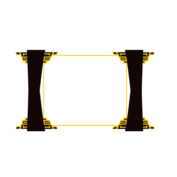 可商用中國(guó)風(fēng)邊框元素