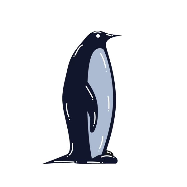 卡通矢量企鹅图片