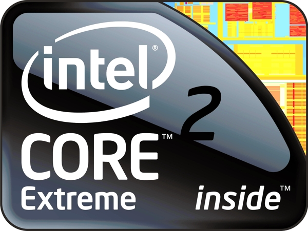 Intel新版CPU图标矢量素材