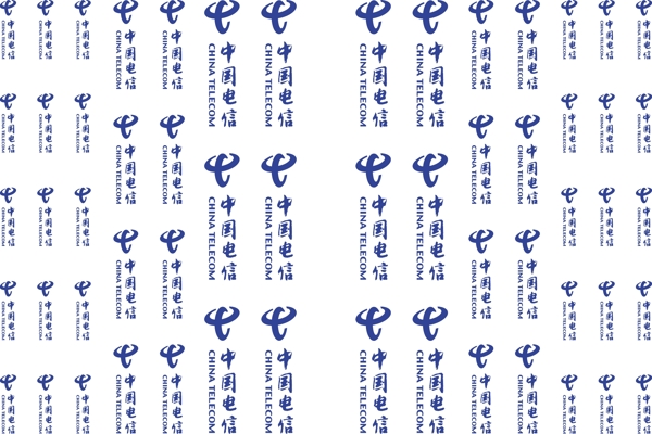 中国电信矢量CDR文件VI设计VI宝典再生资源