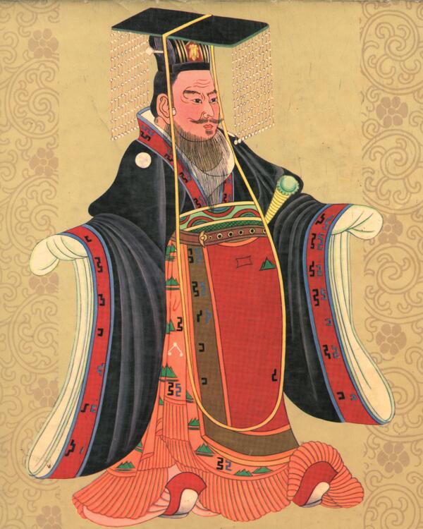 漢武帝像圖片