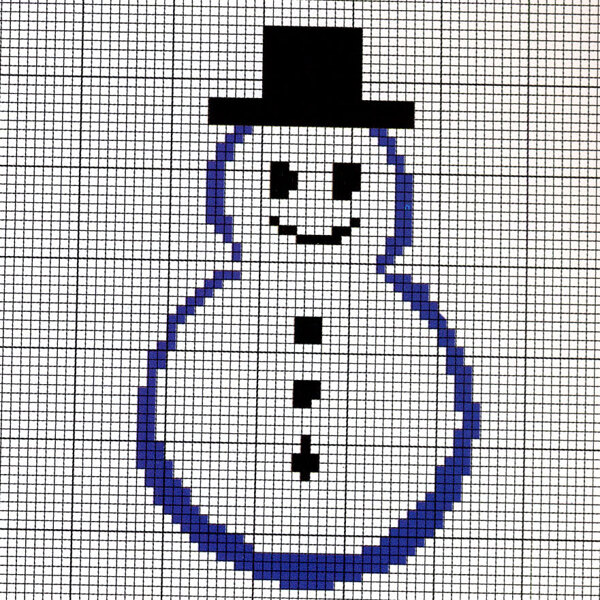 毛衫圖案人物雪人毛衣免費素材