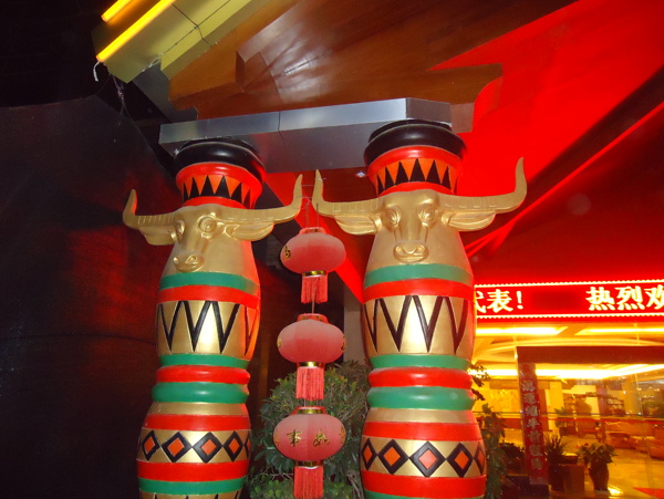 云南德宏景頗族特色花紋建筑