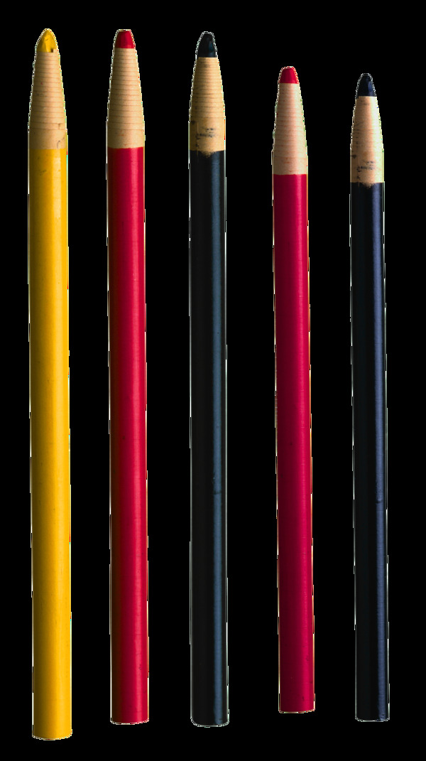 五支铅笔免抠png透明图层素材