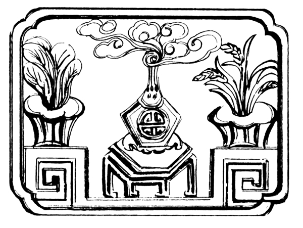 花鳥圖案?jìng)鹘y(tǒng)裝飾0057