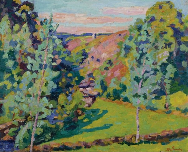 ArmandGuillauminTheValleyofSedelle1920畫家風(fēng)景畫靜物油畫建筑油畫裝飾畫