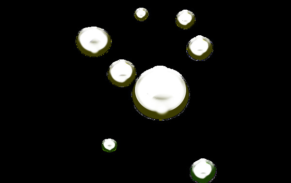 水珠滴落插畫(huà)png元素