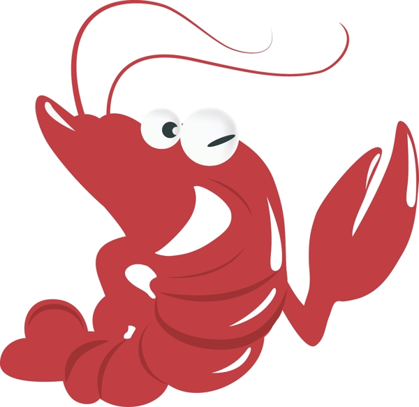 龙虾美食logo设计