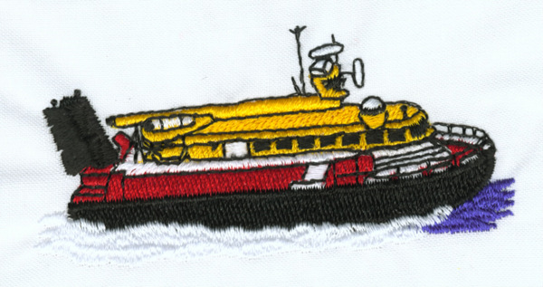 绣花轮船大海海洋航海免费素材