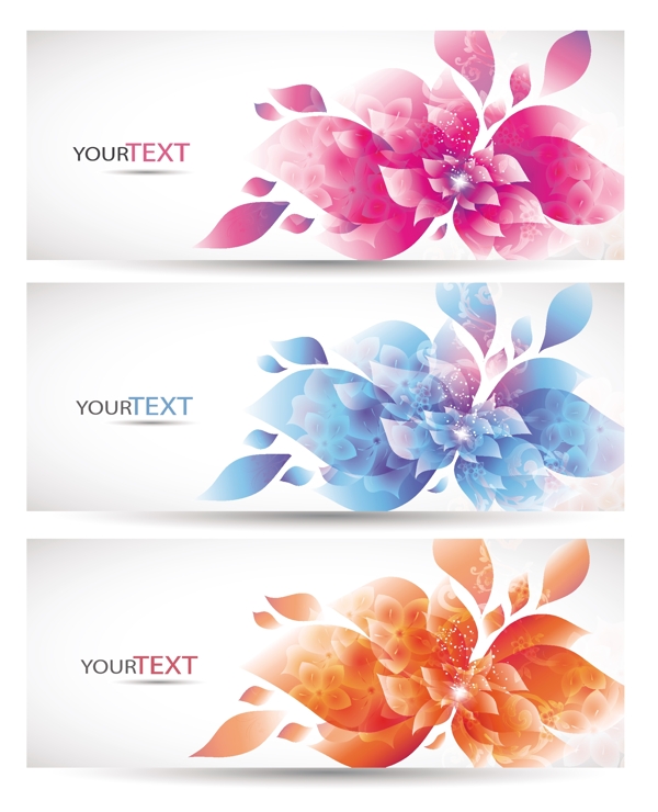 名片模板banner粉色