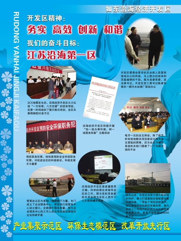 经济开发区宣传展板图片