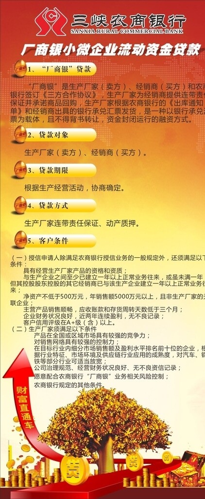 金融展架海報素材