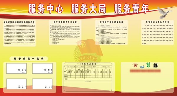 服務(wù)中心櫥窗展板圖片