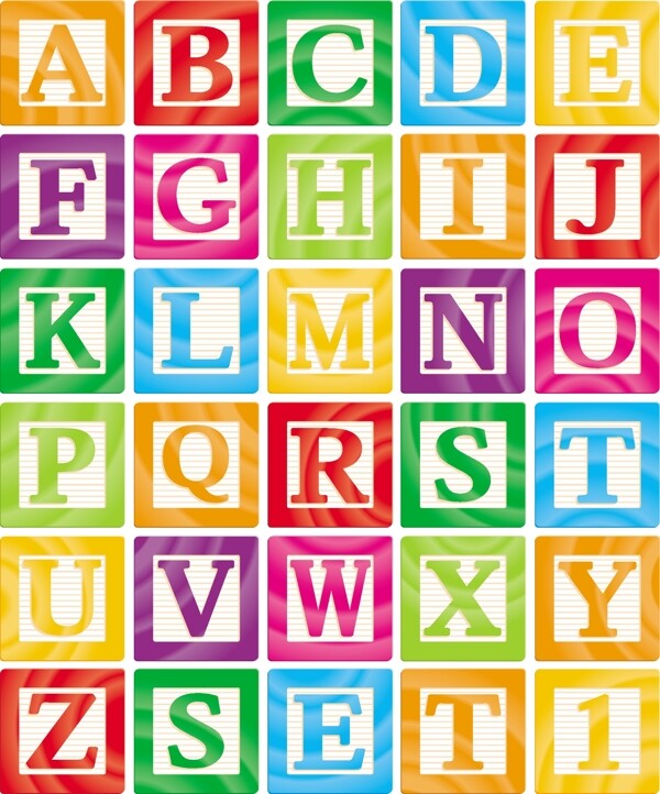 創(chuàng)意字母設(shè)計矢量素材11