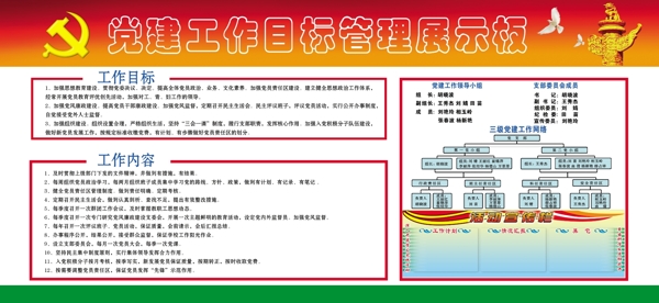 黨建圖板圖片
