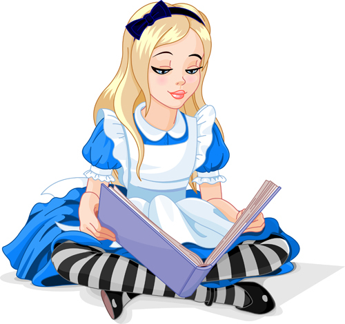 少女漫畫(huà)書(shū)設(shè)計(jì)矢量