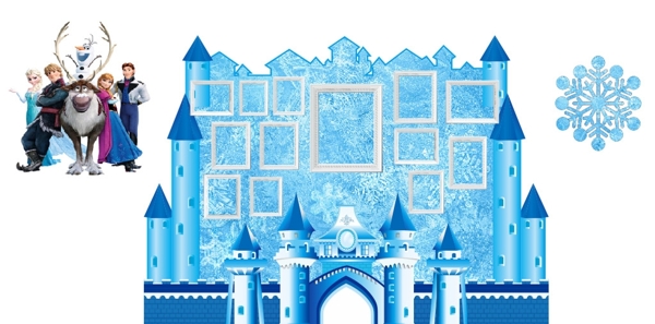 冰雪奇緣主題背景