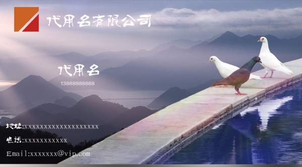 實(shí)用名片卡片