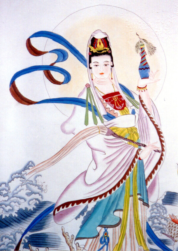 觀音神仙佛像國畫0052