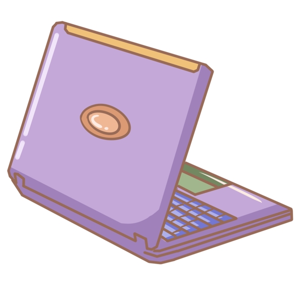 紫色笔记本电脑