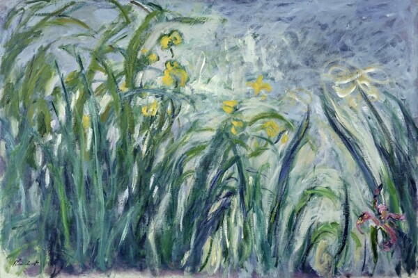Irisjaunesetmauves19241925风景建筑田园植物水景田园印象画派写实主义油画装饰画