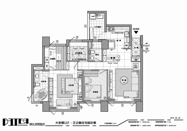 現(xiàn)代別墅裝修平面圖
