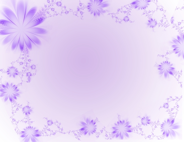 紫色花边小花