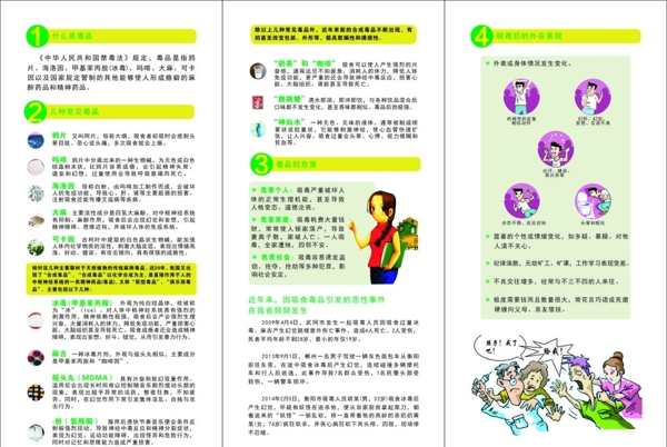 禁毒宣傳單