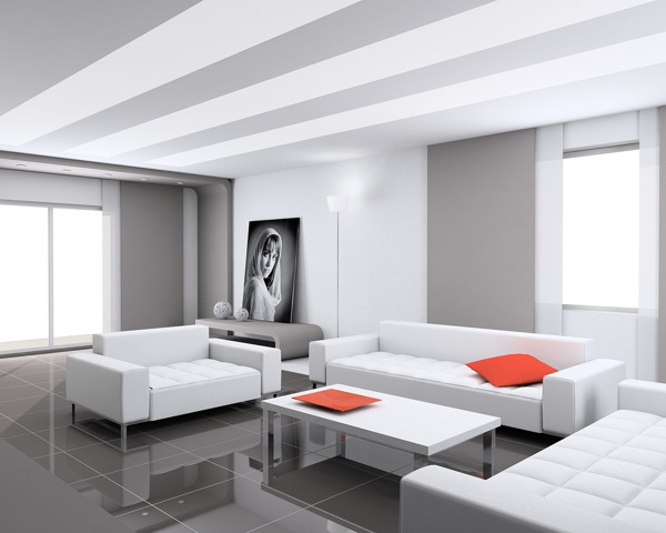 3D客廳設(shè)計(jì)01