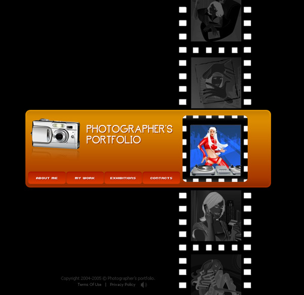 电影网站设计flash图片