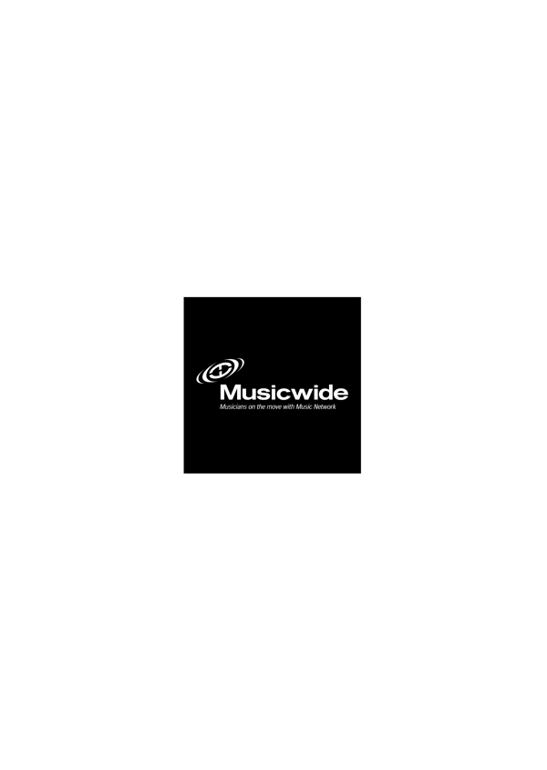 Musicwidelogo设计欣赏MusicwideCD唱片标志下载标志设计欣赏