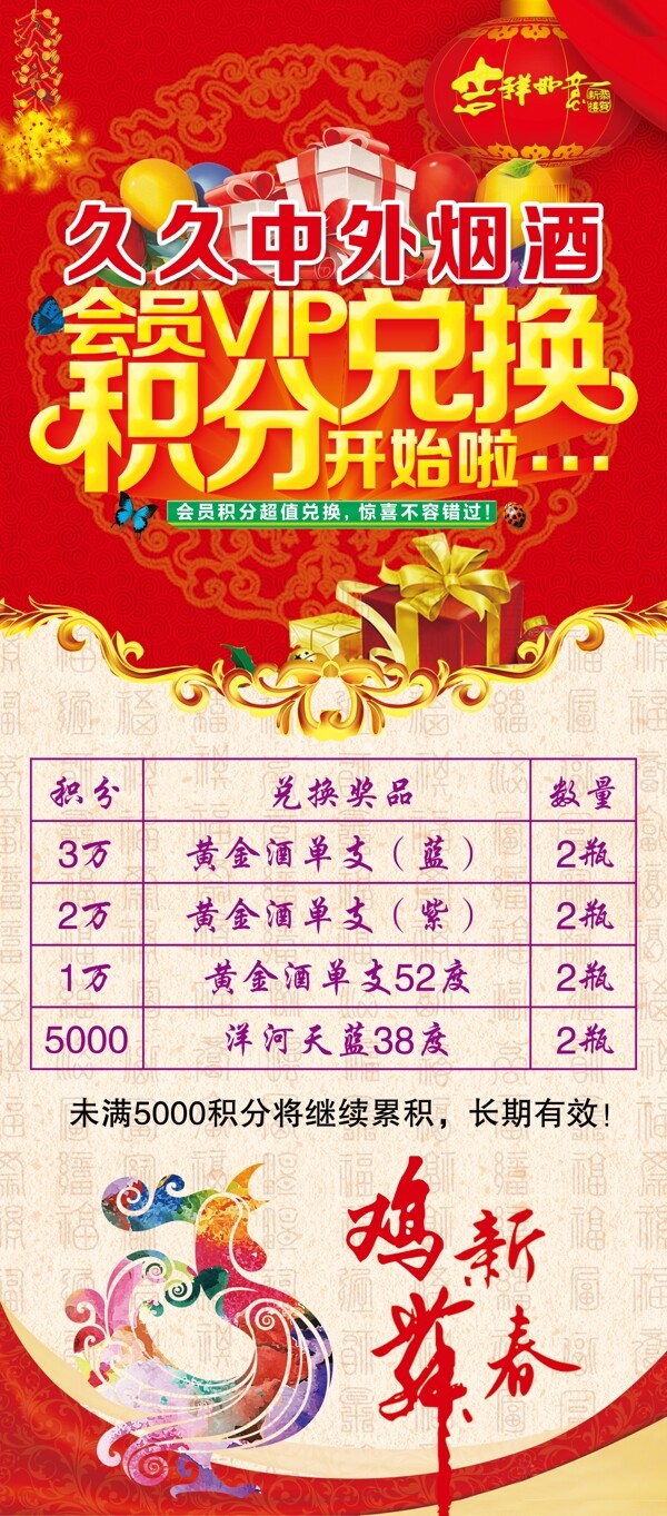 積分兌換海報(bào)