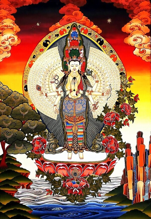 千手千眼觀世音菩薩圖片