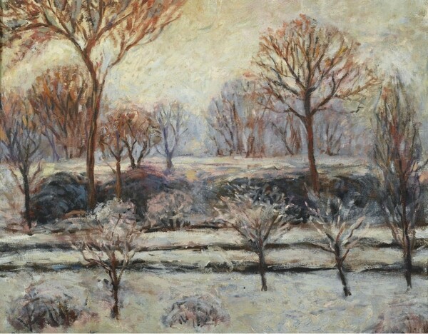 BlancheHoschedeMonetWinterLandscape畫家風(fēng)景畫靜物油畫建筑油畫裝飾畫