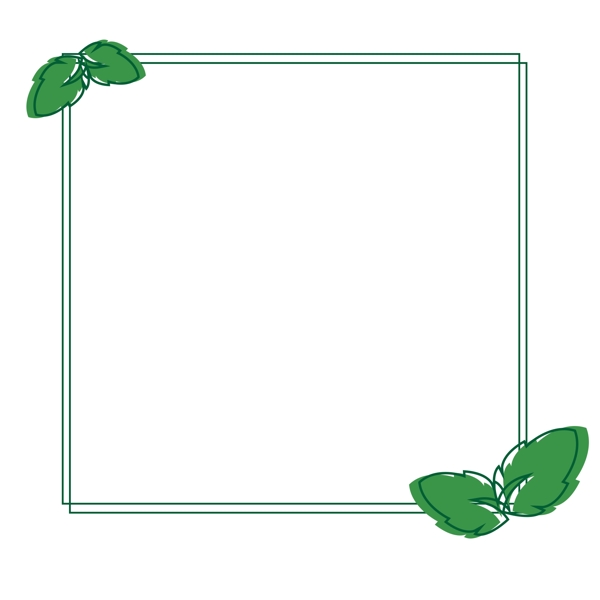 植物邊框
