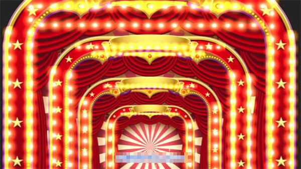 百老汇主题舞台背屏幕景视频素材