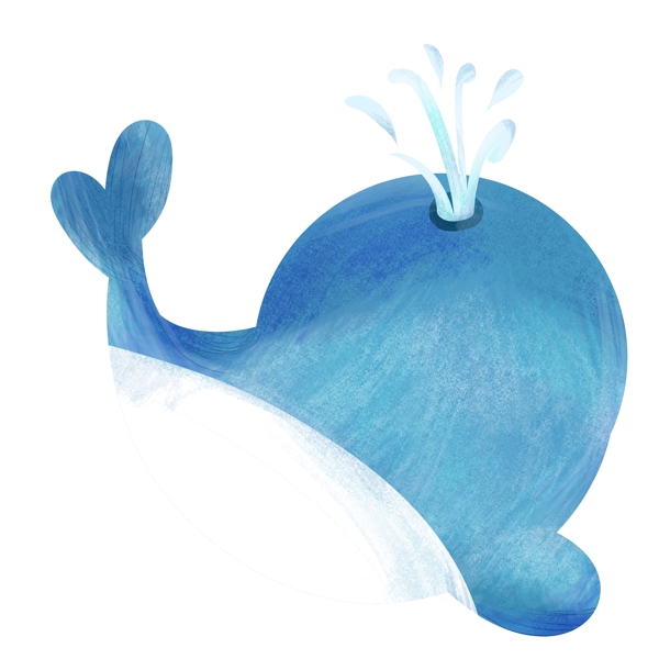 蓝色鲸鱼动物