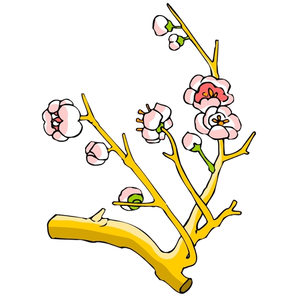 花卉古典插畫(huà)