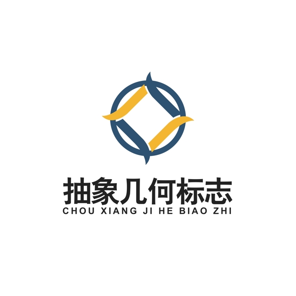抽象幾何圖案logo