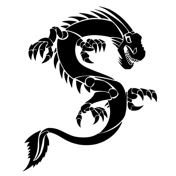 印花矢量圖靚仔裝動(dòng)物龍免費(fèi)素材