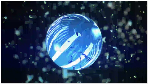 3d液体球视频素材