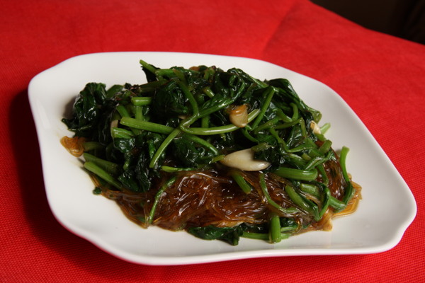 菠菜粉條圖片