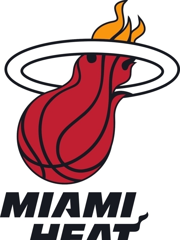 NBA热火标志矢量图图片