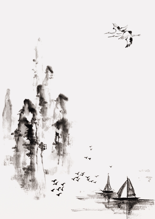 水墨素材圖片