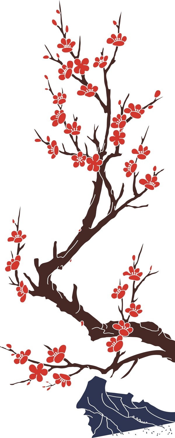 梅花裝飾圖圖片